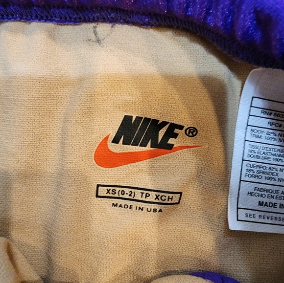 90s Vintage Nike Sprinter Shorts Nylon Purple XS - Picture 5 of 6